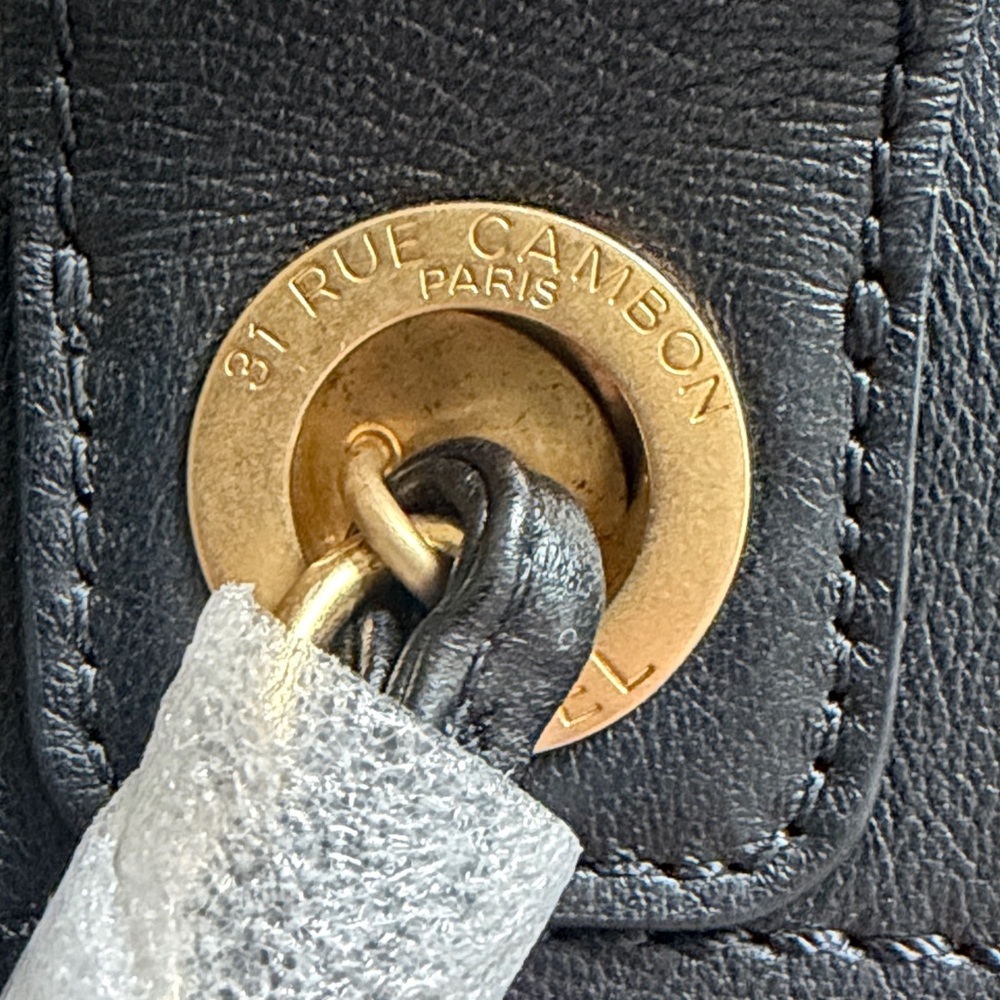 Rare Chanel Leather & Crochet Raffia Deauville Tote Bag NEW - Picture 3 of 12